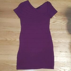 Size large purple Bebe dress